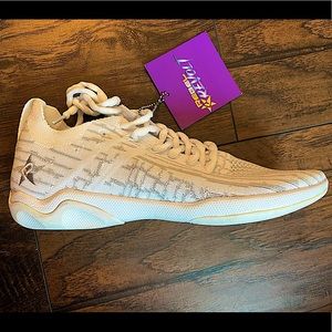 Rebel Athletic Brand/ Rebel Revolt Cheer shoes with purple Rebel Revolt dust bag